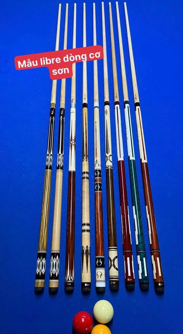 Cơ bida libre (líp) dòng cơ sơn