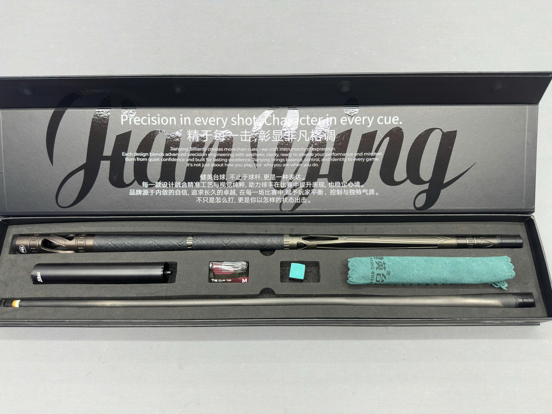 Cơ bida lỗ (full carbon) Jianying